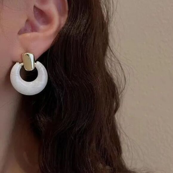 Geo earrings M867 - Picture 1 of 5